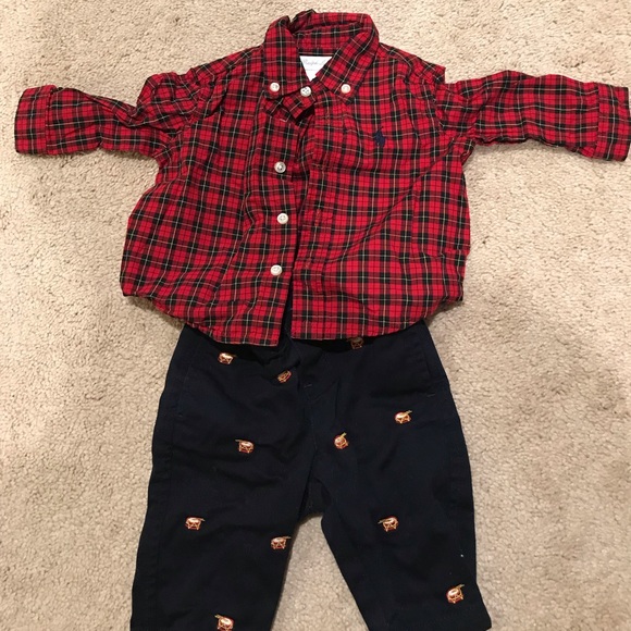 Ralph Lauren 3 months old baby boy holiday outfit - Picture 1 of 2